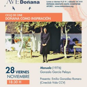 Cartel de Manuela en Cineclub Vida de Sevilla