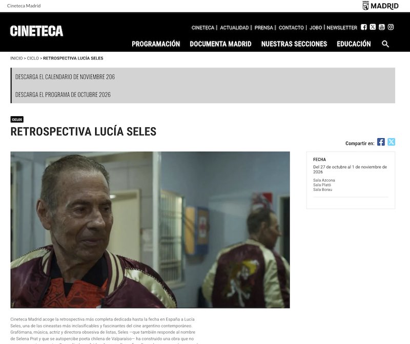 Retrospectiva Lucia Seles